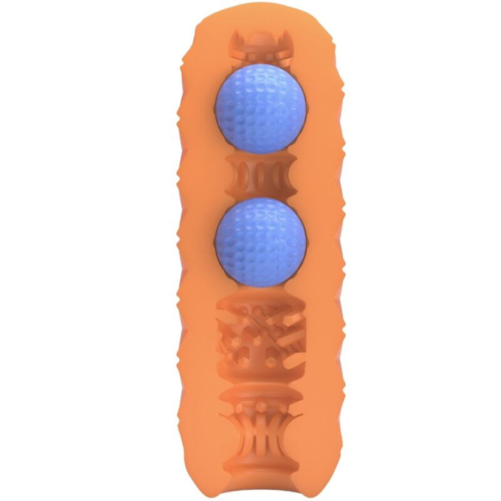 Pretty Love - Twin Balls Männlicher Masturbator Orange