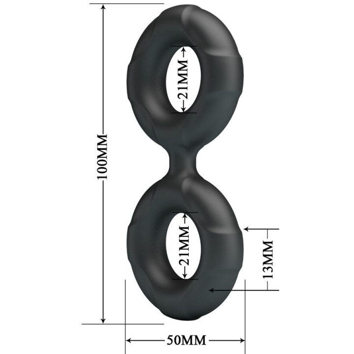 Crazy Bull - Radwan Double Silicone Ring Model 19