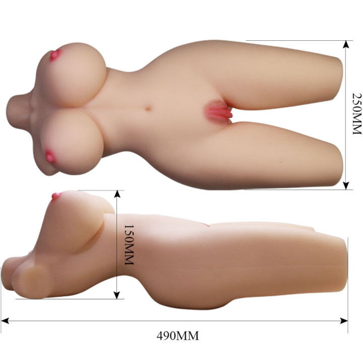 Crazy Bull - Tiffany Torso Feminino Realista Vagina e Anal 5,5 kg
