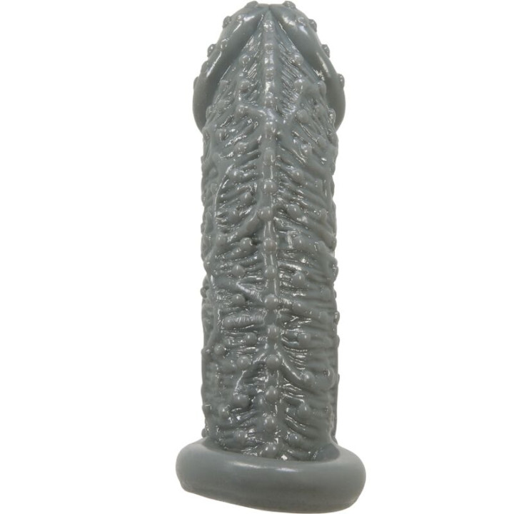 Pretty Love - Realistic Penis Enlarger And Delay Sleeve Model 2 Grey