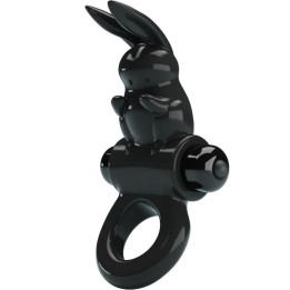 Pretty Love - Exciting Ring Anillo Vibrador Rabbit 10 Vibraciones Negro