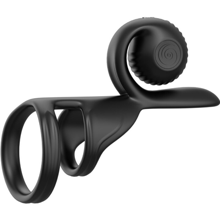 Snail Vibe - Jovi Couples Ring Remote Control Black