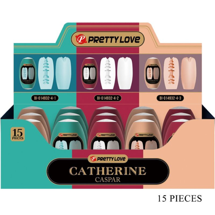 Pretty Love - Caspar Pack 15 Różnych Męskich Mastrubatorów