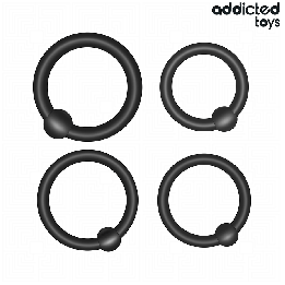 Addicted Toys - Zestaw Pierścieni Silikonowych Dociskowych