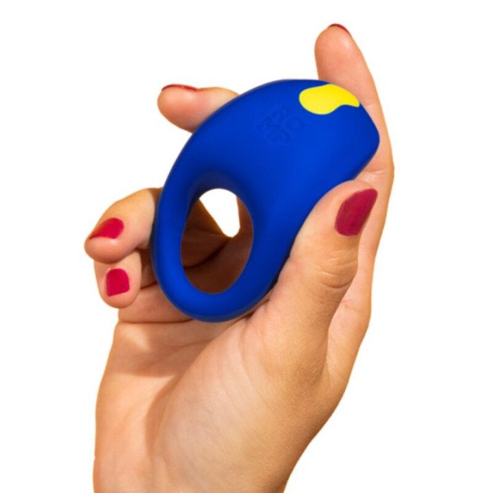 Romp - Juke Anello Per Pene in Silicone Con Vibratore Per la Stimolazione Clitoridea
