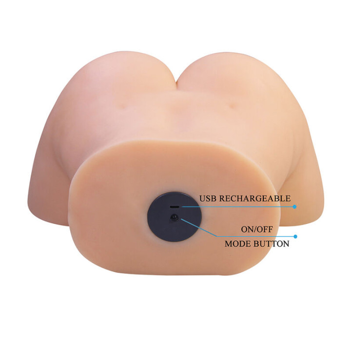 Crazy Bull - Liora Xxl Doppelter Vaginal- Und Anal-Vibrationsmasturbator