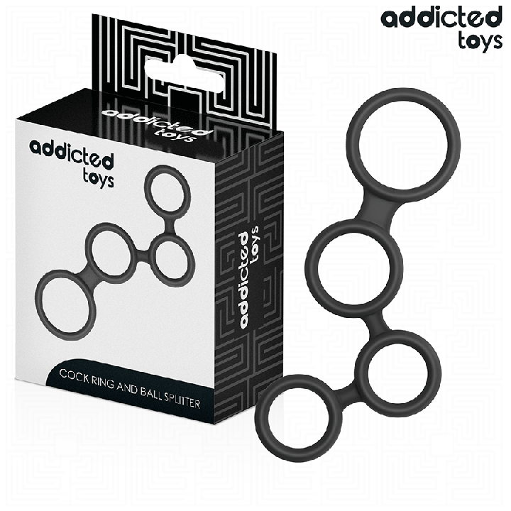 Addicted Toys - Penis Ring With Dividers For Testicles