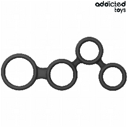 Addicted Toys - Anel Para Pênis Com Divisores Para Testículos
