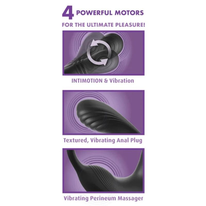 Romp - Remix Trio Set di 3 Anelli Per Pene in Silicone Viola