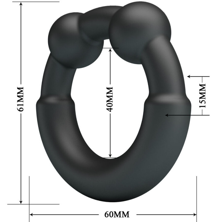 Crazy Bull - Bague en Silicone Meco Modèle 15