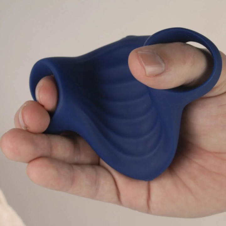 Rocks-Off - Palmblauer Flexibler Vibrator-Masturbator