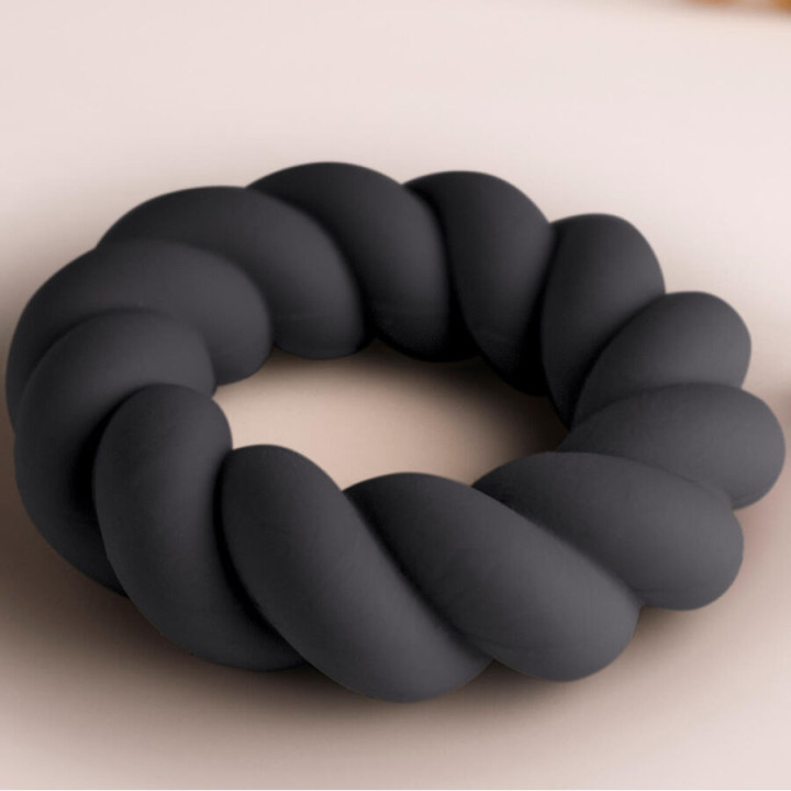Rocks-Off - Anello Masturbatore Twist in Silicone Nero