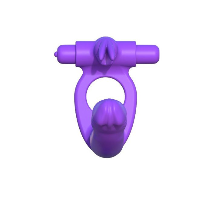 Fantasy c-Ringz - Silikon Doppelvibratorkaninchen