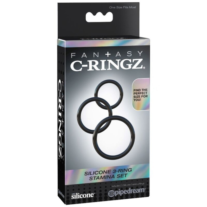 Fantasy c-Ringz - Silikon 3 Ring Stamina Set