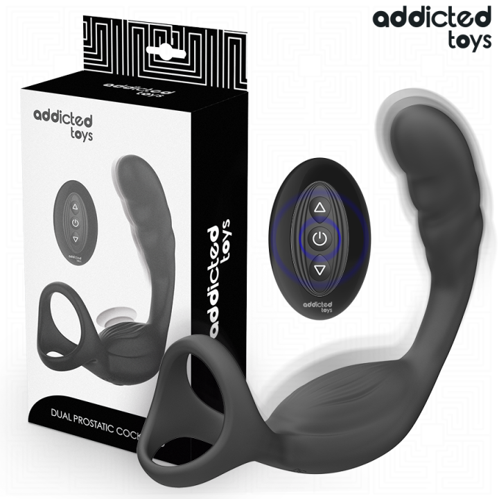 Addicted Toys - Anneau Pénis Prostatique Double Avec Télécommande