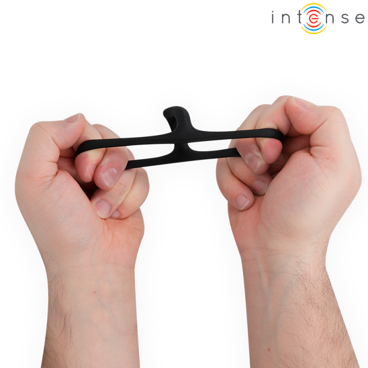 Intense - Alfie Regulowany Potrójny Penis Ring Model 6