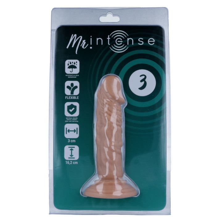 Mr Intense - 3 Realistic Penis 16.2 cm -o- 3 cm