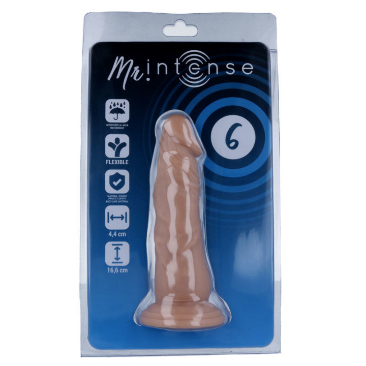 Mr Intense - 6 Realistic Penis 16.6 cm -o- 4.4 cm