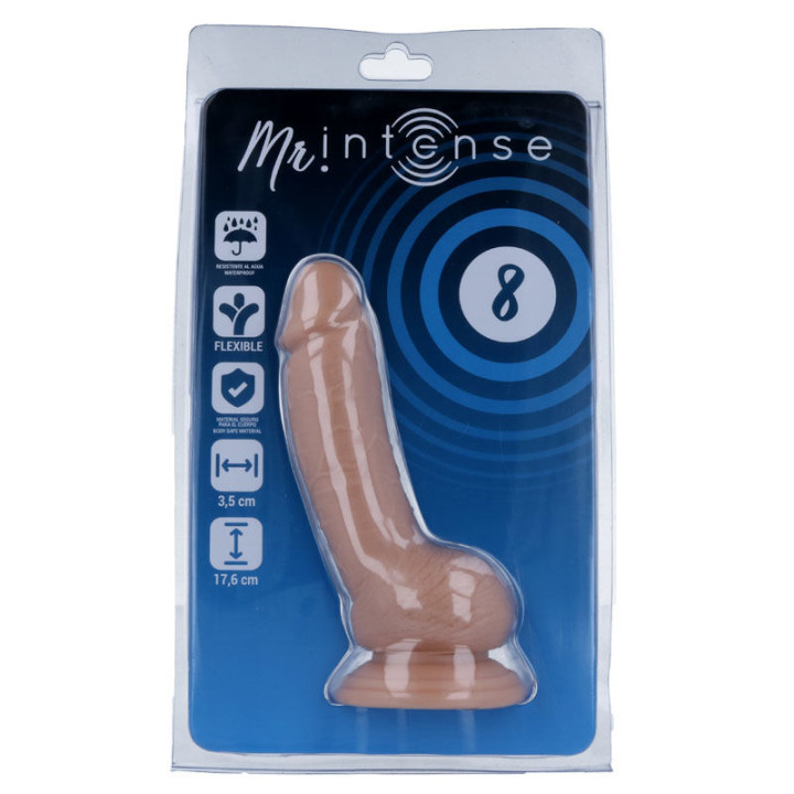Mr Intense - 8 Pene Realistico 17.6 cm -o- 3.5 cm