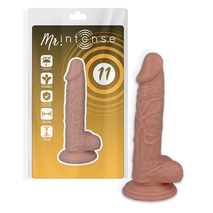 Mr Intense - 11 Realistic Penis 18 cm -o- 3.8 cm