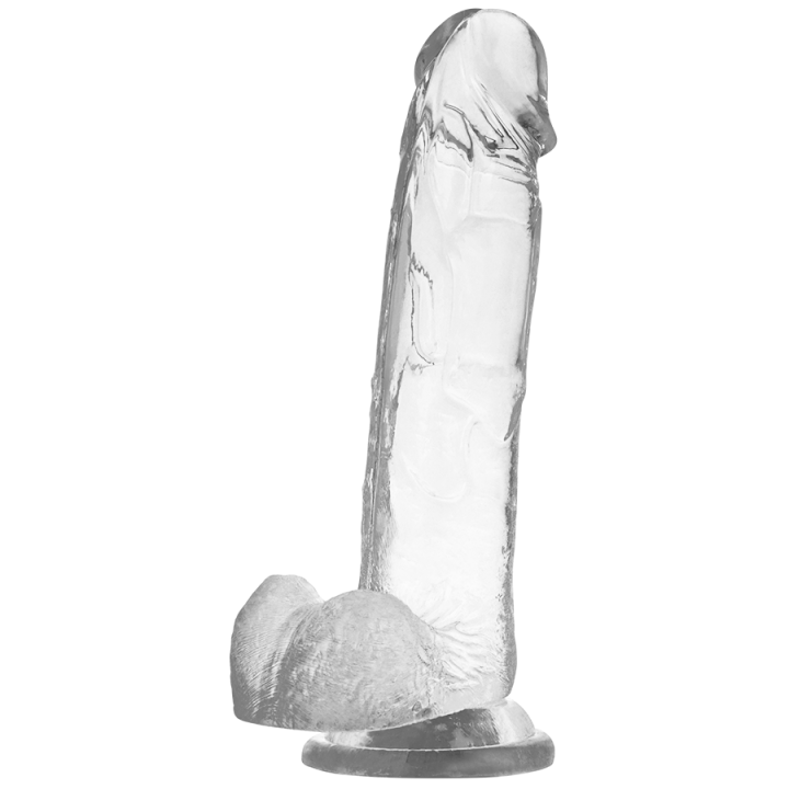 X Ray - Dildo Transparente Com Bolas 22 cm -o- 4.6 cm