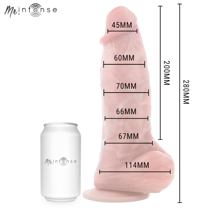 Mr Intense - Extrabig Spencer Silicone Dildo 28 cm -ø- 7.3 cm