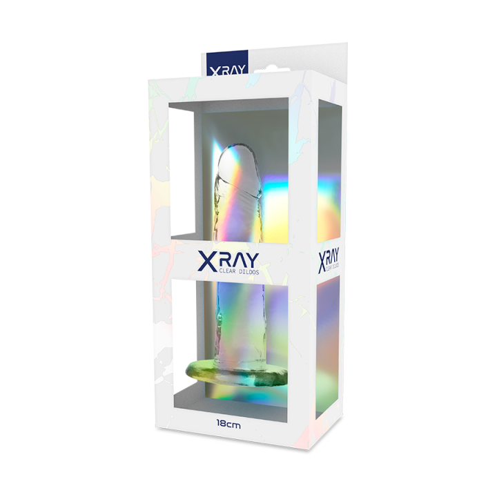 X Ray - Dildo Transparente 18 cm -o- 4 cm