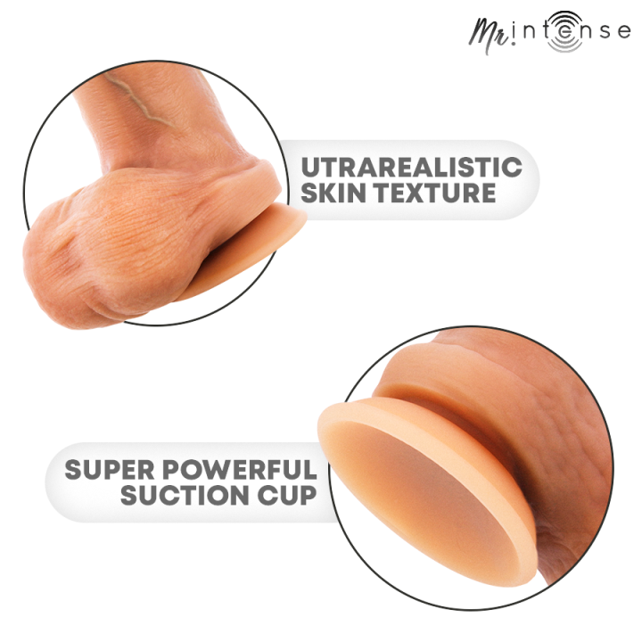 Mr Intense - Bruce m Gode en Silicone Avec Testicules 20 cm -ø- 4,5 cm
