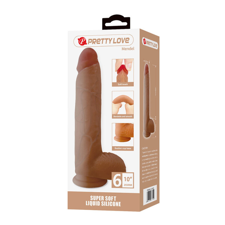 Pretty Love - Mendel Godemichet Réaliste Avec Ventouse 25,5 cm -ø- 5,6 cm