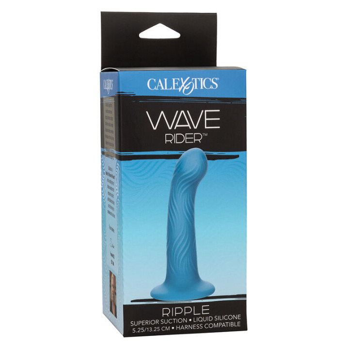 Calexotics - Wave Rider Ripple Anal Plug Niebieski