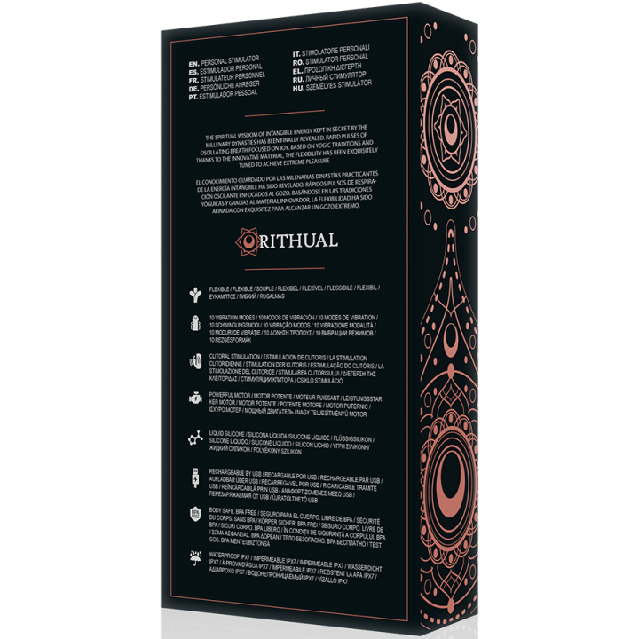 Rithual - Anusara Dual Wiederaufladbarer Motor 2.0 Schwarz