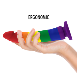 Baile - Gode Réaliste Avec Ventouse et Testicules 16.7 cm Transparent