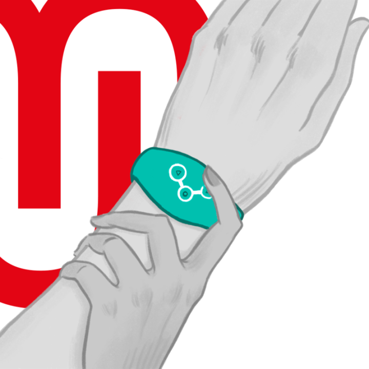 Watchme - Montre à Technologie Sans Fil Bleu Vert