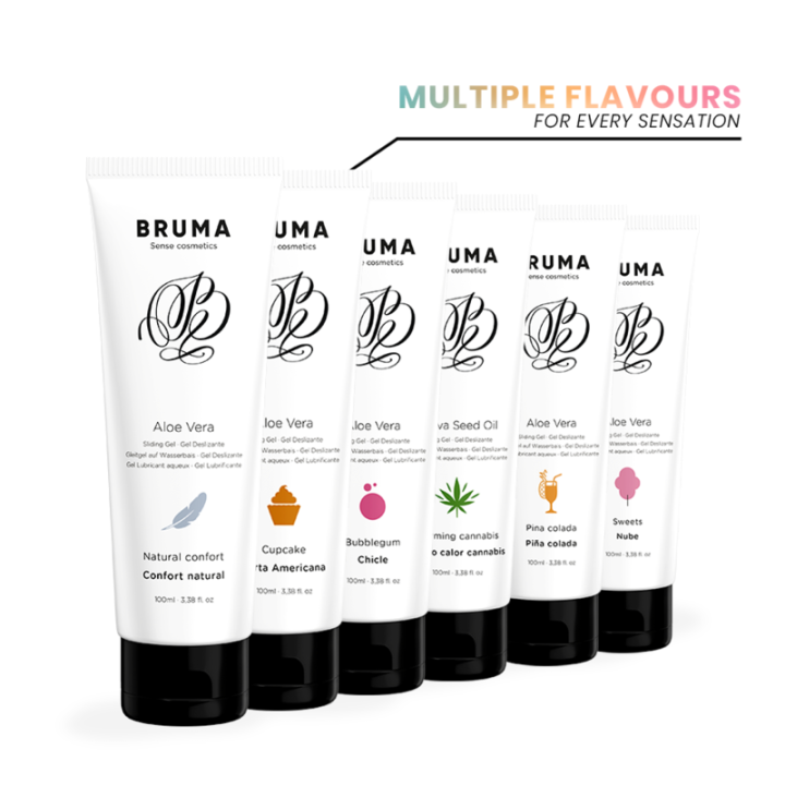 Bruma - Gel Glissant à l''Aloe Vera Saveur Cupcake 100 ml