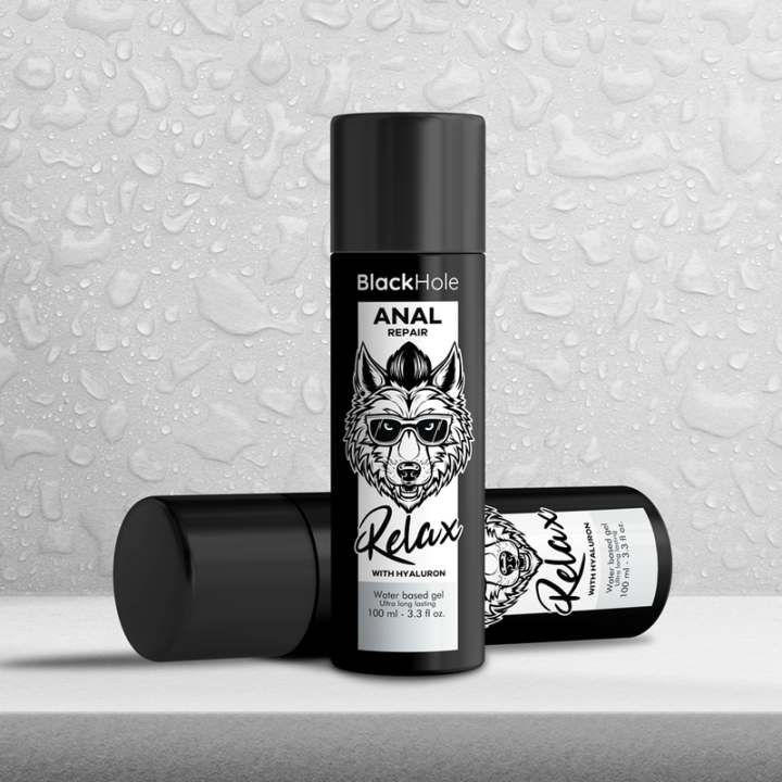 Black Hole - Réparation Anale Relax à Base d'Eau Avec Hyaluron 100 ml