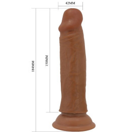 Pretty Love - Sharife Realistischer Dildo 25 cm Braun