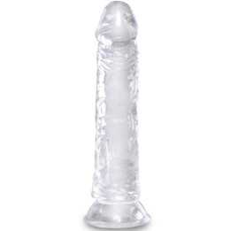 King Cock - Pênis Realista Claro 19.7 cm Transparente