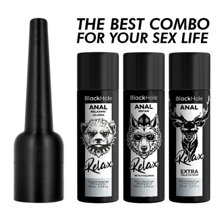 Black Hole - Analglättungsmittel-Applikator, Grösse l, 100 ml