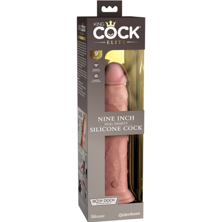 King Cock - Elite Dildo Realistico in Silicone 23 cm