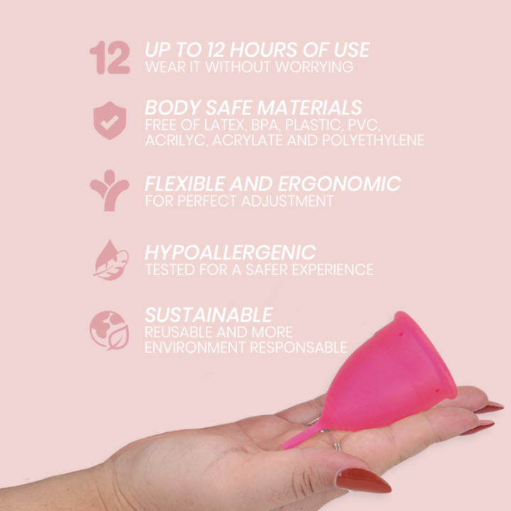 Intimichic - Menstrual Cup Medical Grade Silicone - Size l
