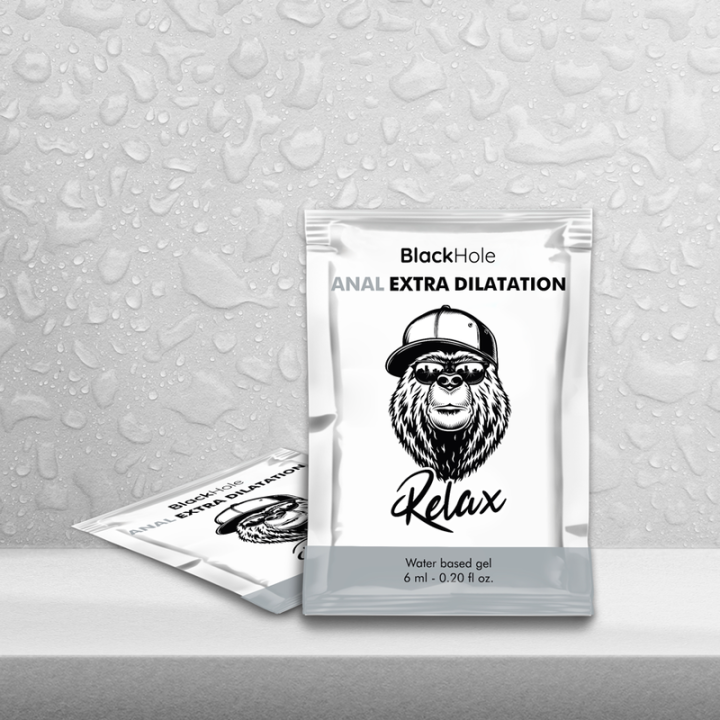Black Hole - Wasserbasiertes Gel Extra Dilatation 6 ml Einzeldosis