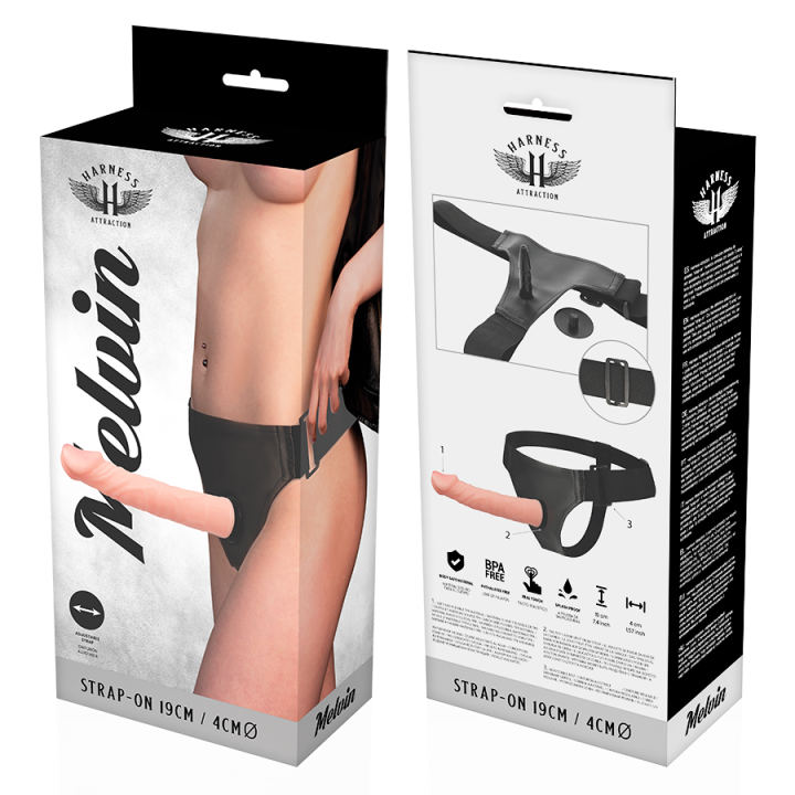 Harness Attraction - Rnes Melvin Carne 19 cm -o- 4 cm