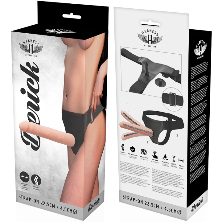 Harness Attraction - Derick Arnés Articulable 22.5 cm -o- 4.5 cm