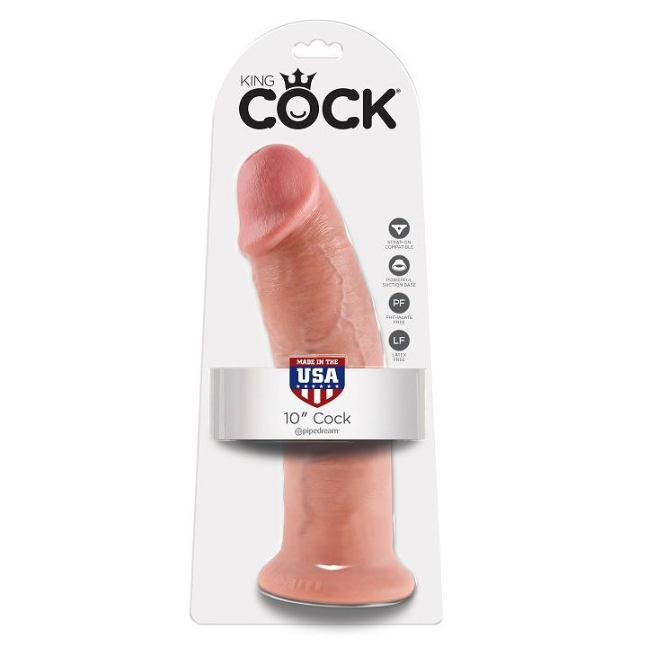 King Cock - 10 Dildo Fleisch 25.4 cm