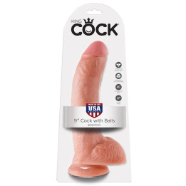 King Cock - Elite Dildo Silicone Realista 23 cm