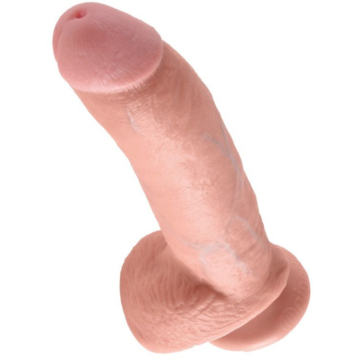 King Cock - 9 Schwanzfleisch Mit Eier 22.9 cm