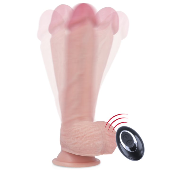 Rockarmy - Harness + Liquid Silicone Vibrator Premium Apache Remote Control 20.5 cm -o- 4.62 cm