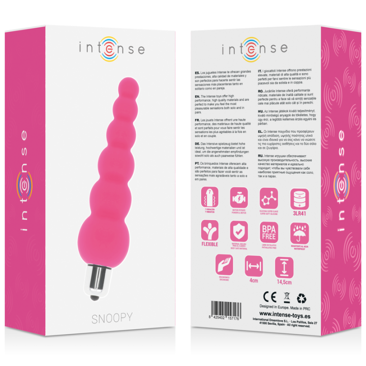 Intense - Snoopy 7 Geschwindigkeiten Silikon Intense - Rosa