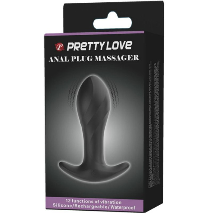 Pretty Love - Schwarzer Analvibrator