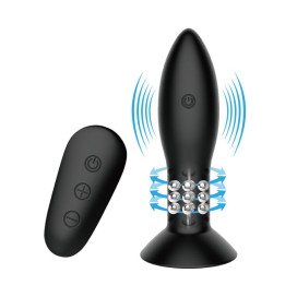 King Cock - 10 Dildo Flesh Con Sfere 26.5 cm
